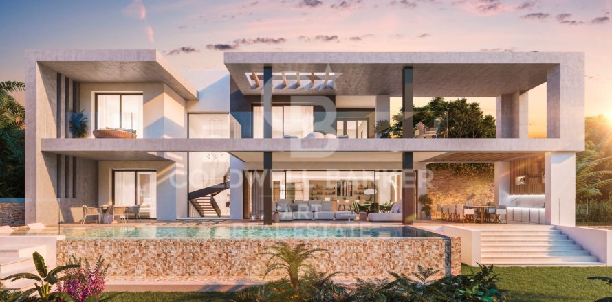 Villa a Marbella, Malaga, Spagna 5 camere da letto, 1066 mq. N° 158355