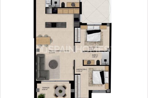 Huoneisto myytävänä Catral, Alicante, Espanja, 3 makuuhuonetta, 96 m2 No. 161629 - kuva 10