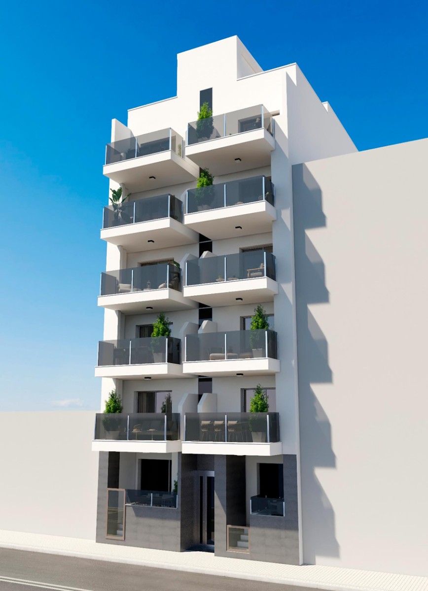 Huoneisto Torrevieja, Alicante, Espanja 3 makuuhuonetta, 96 m2 No. 112199