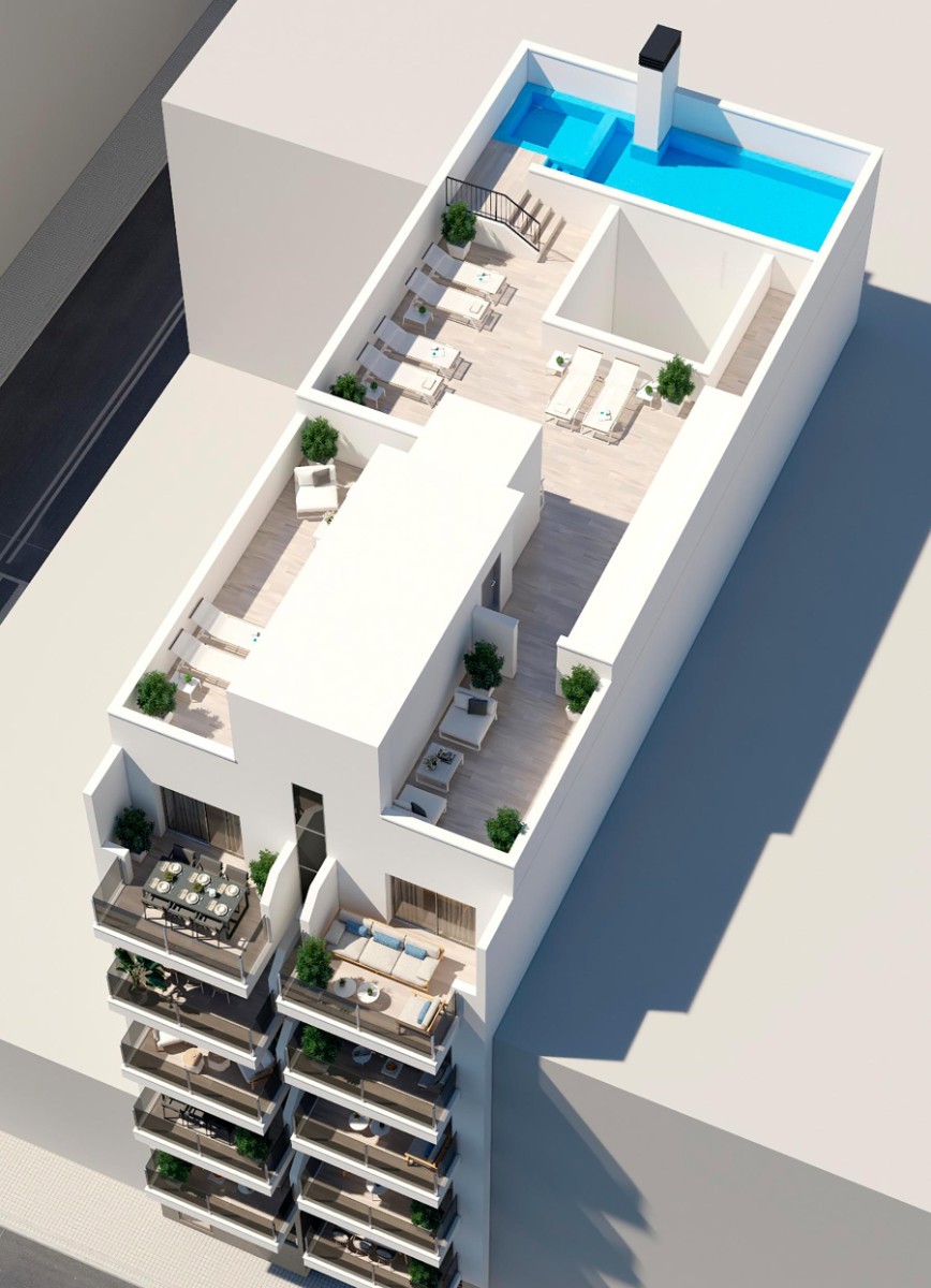 Huoneisto Torrevieja, Alicante, Espanja 3 makuuhuonetta, 96 m2 No. 112199