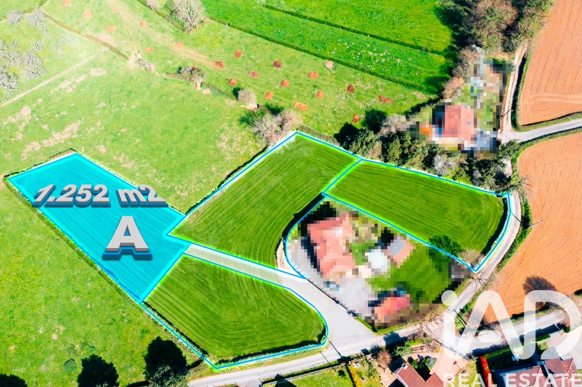 Land plot à Siero, Asturias, Espagne 1251.8 m2 No. 185006