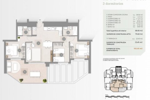 Huoneisto myytävänä Calpe, Alicante, Espanja, 3 makuuhuonetta, 80 m2 No. 142444 - kuva 18