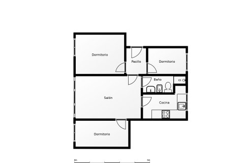 Apartamento en venta en Badalona, Barcelona, España 3 dormitorios, 50 m2 No. 172034 - foto 16