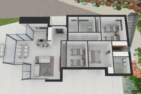 Villa till salu Denia, Alicante, Spanien 3 sovrum, 130 kvm. Nr. 80564 - foto 4