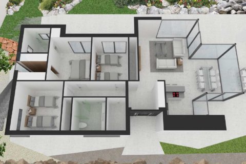 Villa till salu Denia, Alicante, Spanien 3 sovrum, 130 kvm. Nr. 80564 - foto 3