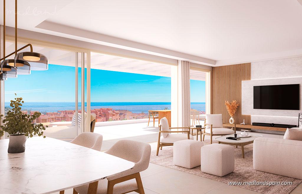 Apartment in Casares, Malaga, Spain 2 bedrooms, 160 sq.m. No. 143883