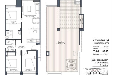 Bungalow zum Verkauf in Ciudad Quesada, Alicante, Spanien 3 Schlafzimmer, 85 m2 Nr. 143313 - Foto 23