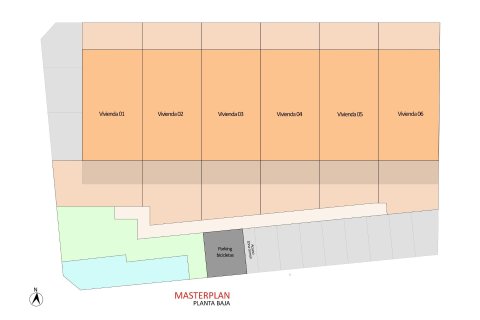 Bungalowi myytävänä Pilar de la Horadada, Alicante, Espanja, 2 makuuhuonetta, 77 m2 No. 141837 - kuva 14