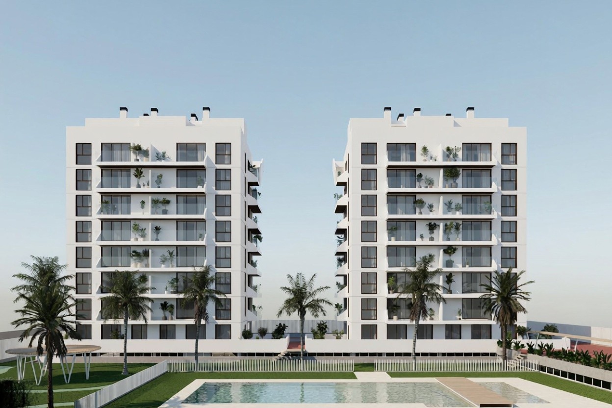 Apartamento en Guardamar del Segura, Alicante, España 2 dormitorios, 90 m2 No. 148095