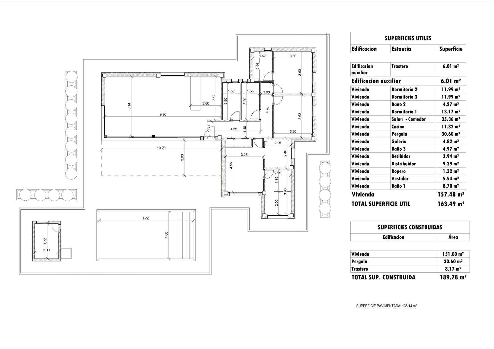 Villa a Monforte del Cid, Alicante, Spagna 3 camere da letto, 189 mq. N° 135049
