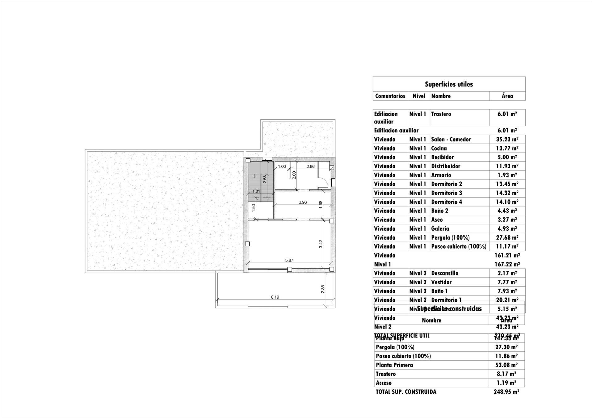 Вилла в Монфорте-дель-Сид, Аликанте, Испания 4 спальни, 248м2 №135048