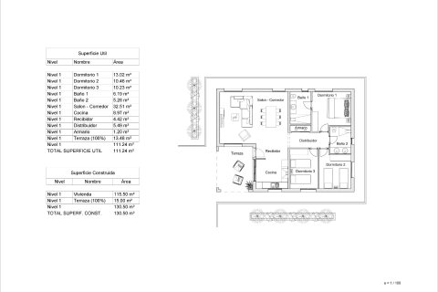 Villa en venta La Romana, Alicante, España 3 dormitorios, 130 m2 No. 135050 - foto 12