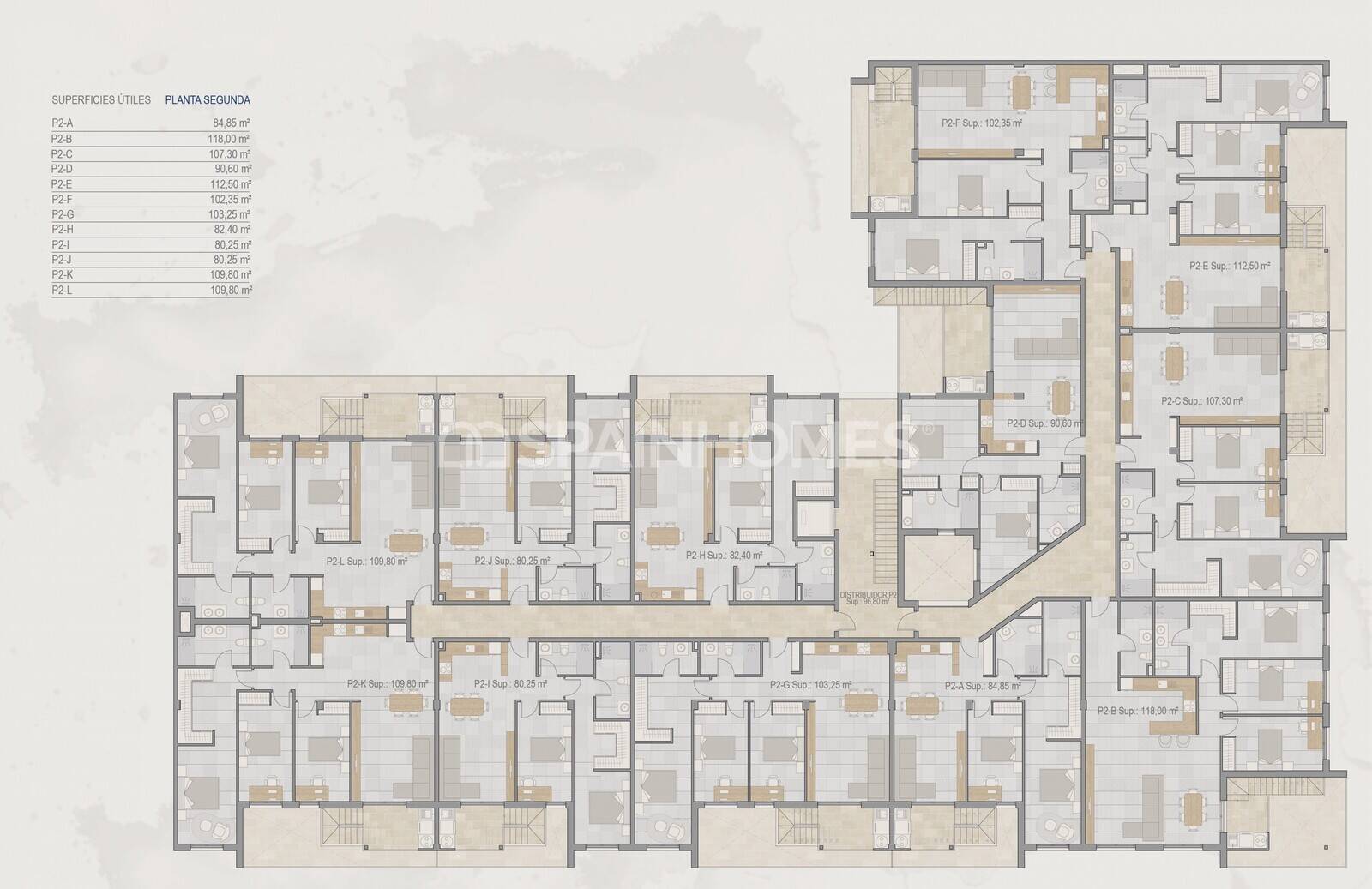 Penthouse w Torre-Pacheco, Murcia, Hiszpania 3 sypialnie, 107 mkw. nr 70695