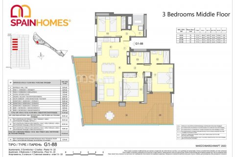 Kattohuoneisto myytävänä Benidorm, Alicante, Espanja, 4 makuuhuonetta, 137 m2 No. 70700 - kuva 26