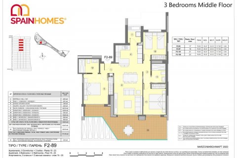 Kattohuoneisto myytävänä Benidorm, Alicante, Espanja, 4 makuuhuonetta, 137 m2 No. 70700 - kuva 24