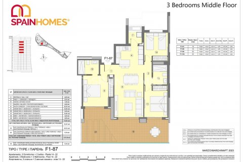 Kattohuoneisto myytävänä Benidorm, Alicante, Espanja, 4 makuuhuonetta, 137 m2 No. 70700 - kuva 25
