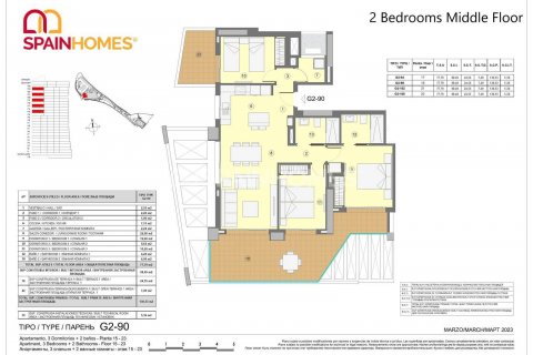 Kattohuoneisto myytävänä Benidorm, Alicante, Espanja, 4 makuuhuonetta, 137 m2 No. 70700 - kuva 23
