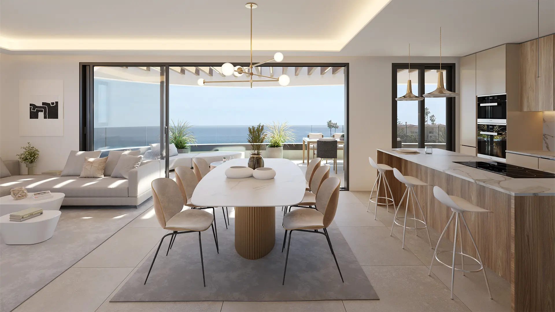 Bungalow en Mijas, Málaga, España 2 dormitorios, 120 m2 No. 147968