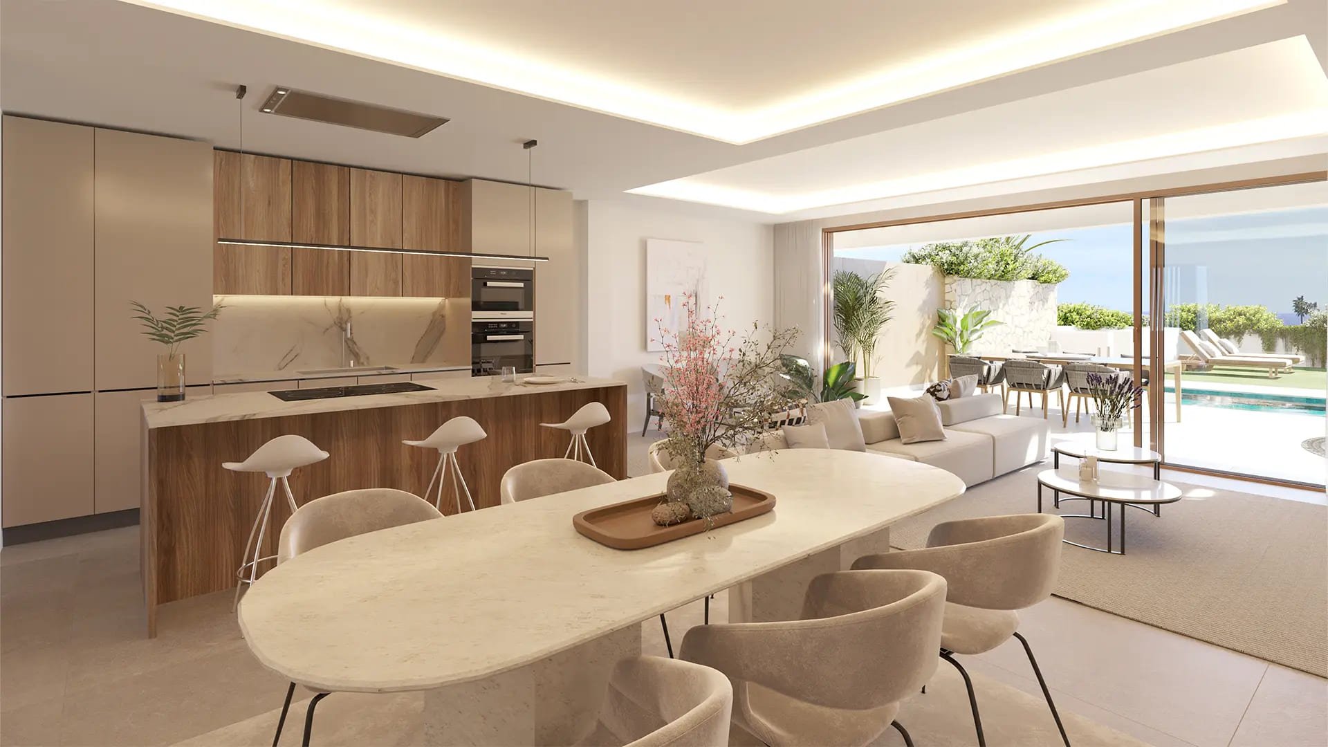 Bungalow en Mijas, Málaga, España 2 dormitorios, 120 m2 No. 147968