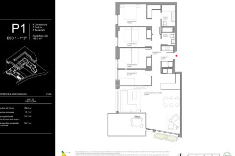 Dzīvoklis pārdošanā Cubelles, Barcelona, Spānijā 4 istabas, 141 m2 Nr. 150807 - attēls 18