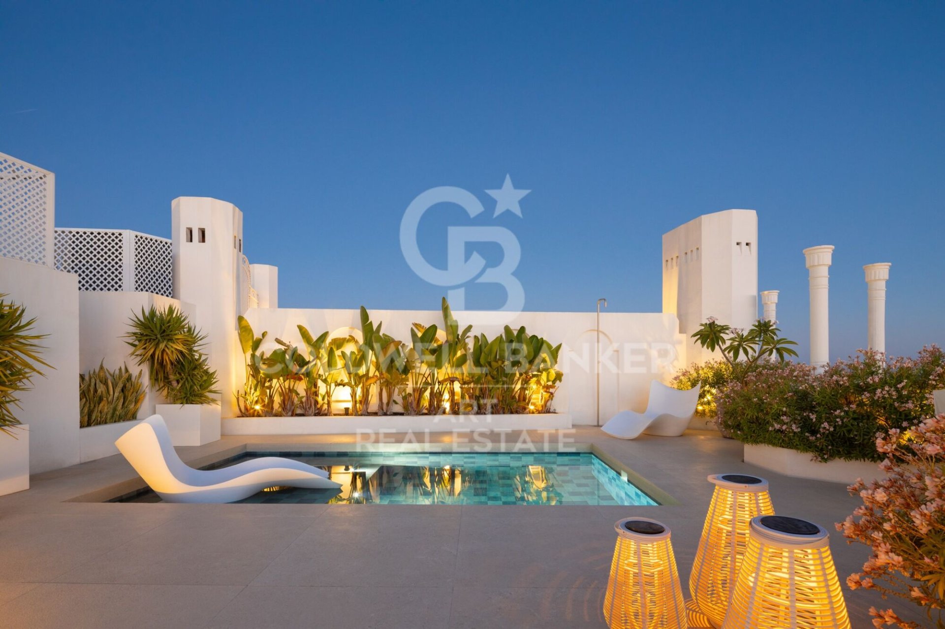 Kattohuoneisto Marbella, Malaga, Espanja 4 makuuhuonetta, 420 m2 No. 178662
