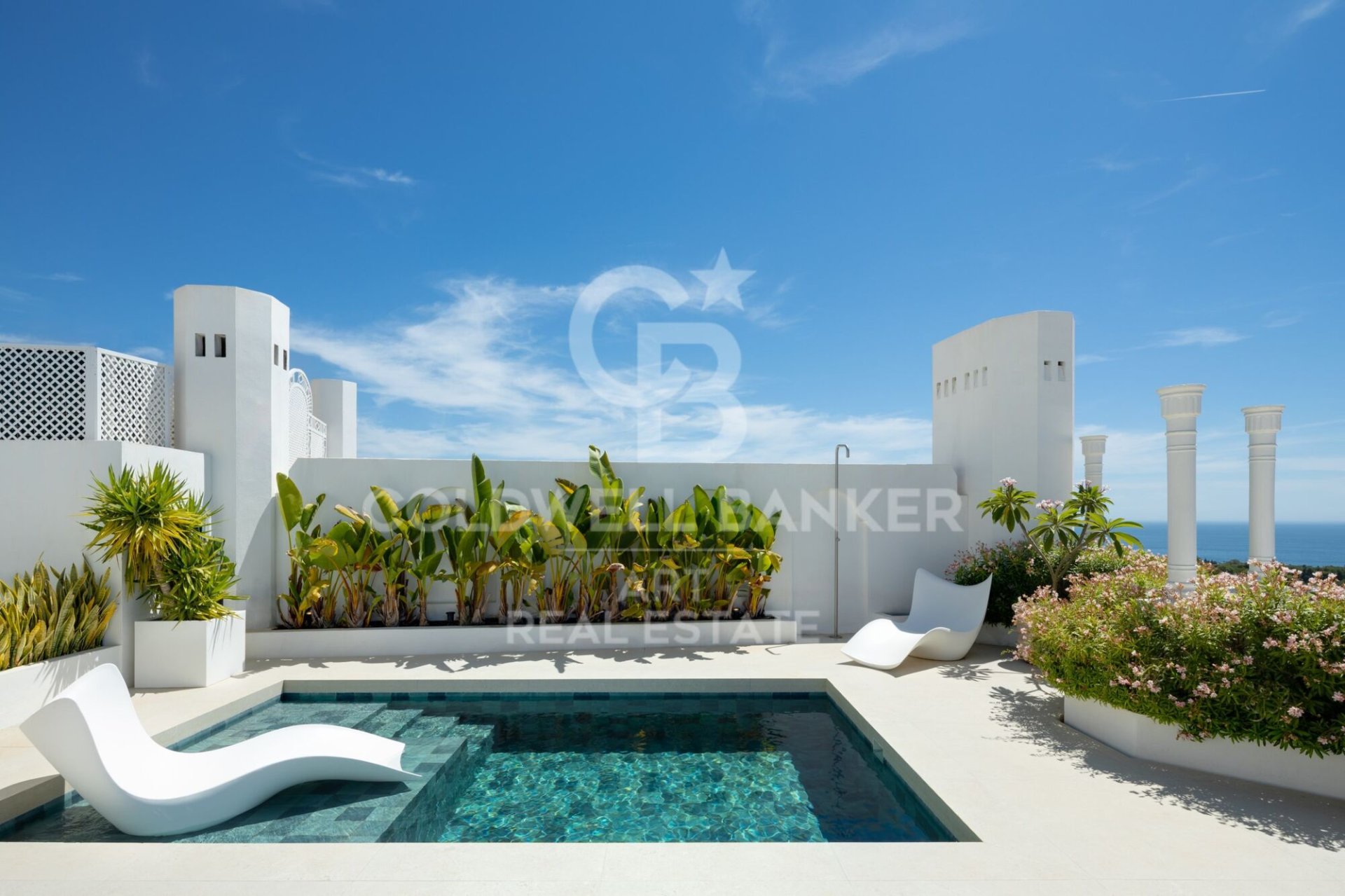 Kattohuoneisto Marbella, Malaga, Espanja 4 makuuhuonetta, 420 m2 No. 178662