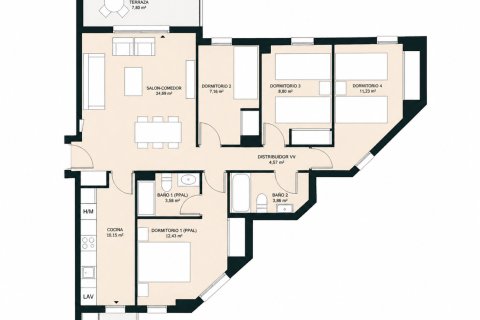 Продажа квартиры в Дения, Аликанте, Испания 4 спальни, №193770 - фото 15