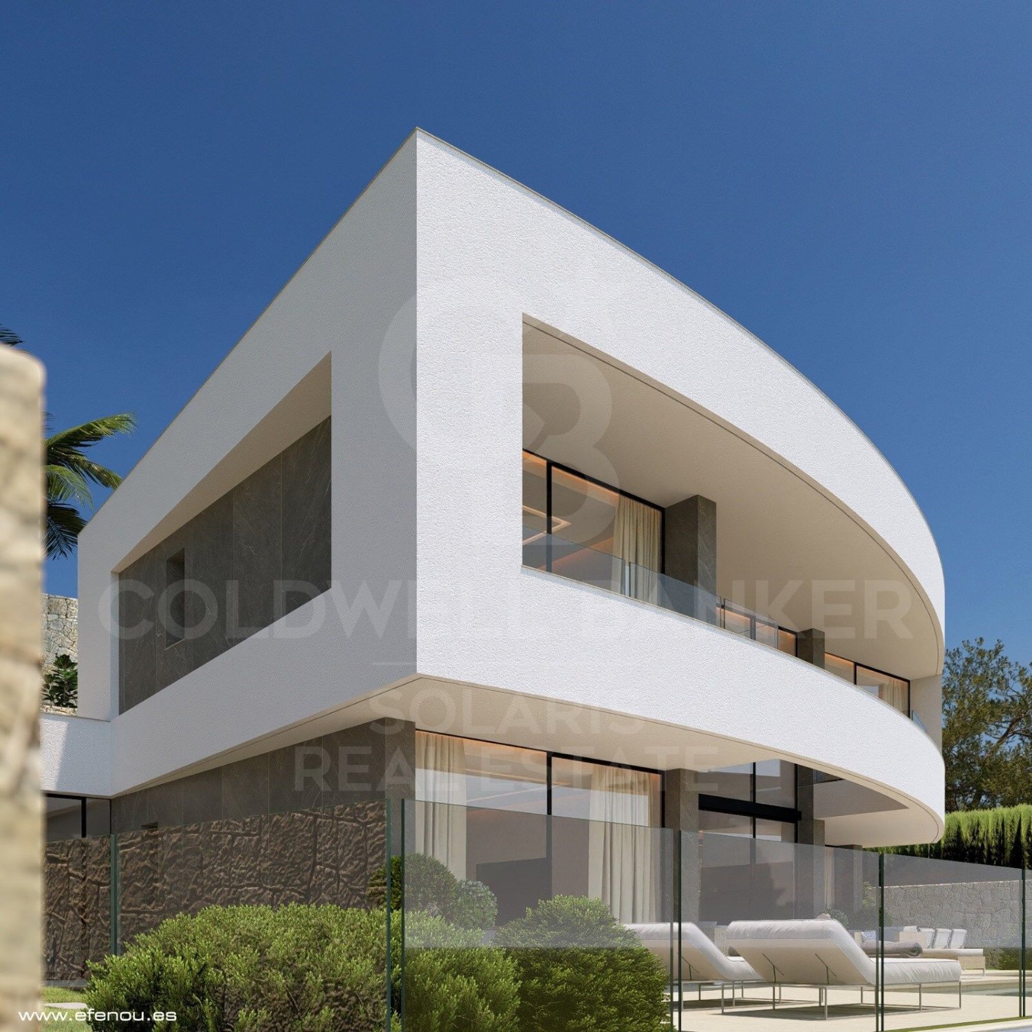 Villa i Calpe, Alicante, Spanien 4 sovrum, 335 kvm. Nr. 178459