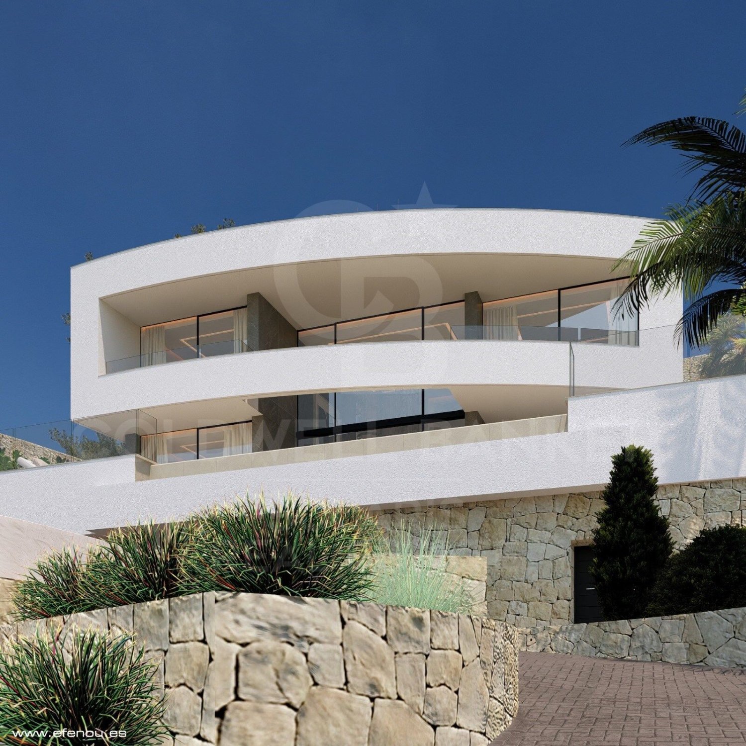 Villa i Calpe, Alicante, Spanien 4 sovrum, 335 kvm. Nr. 178459