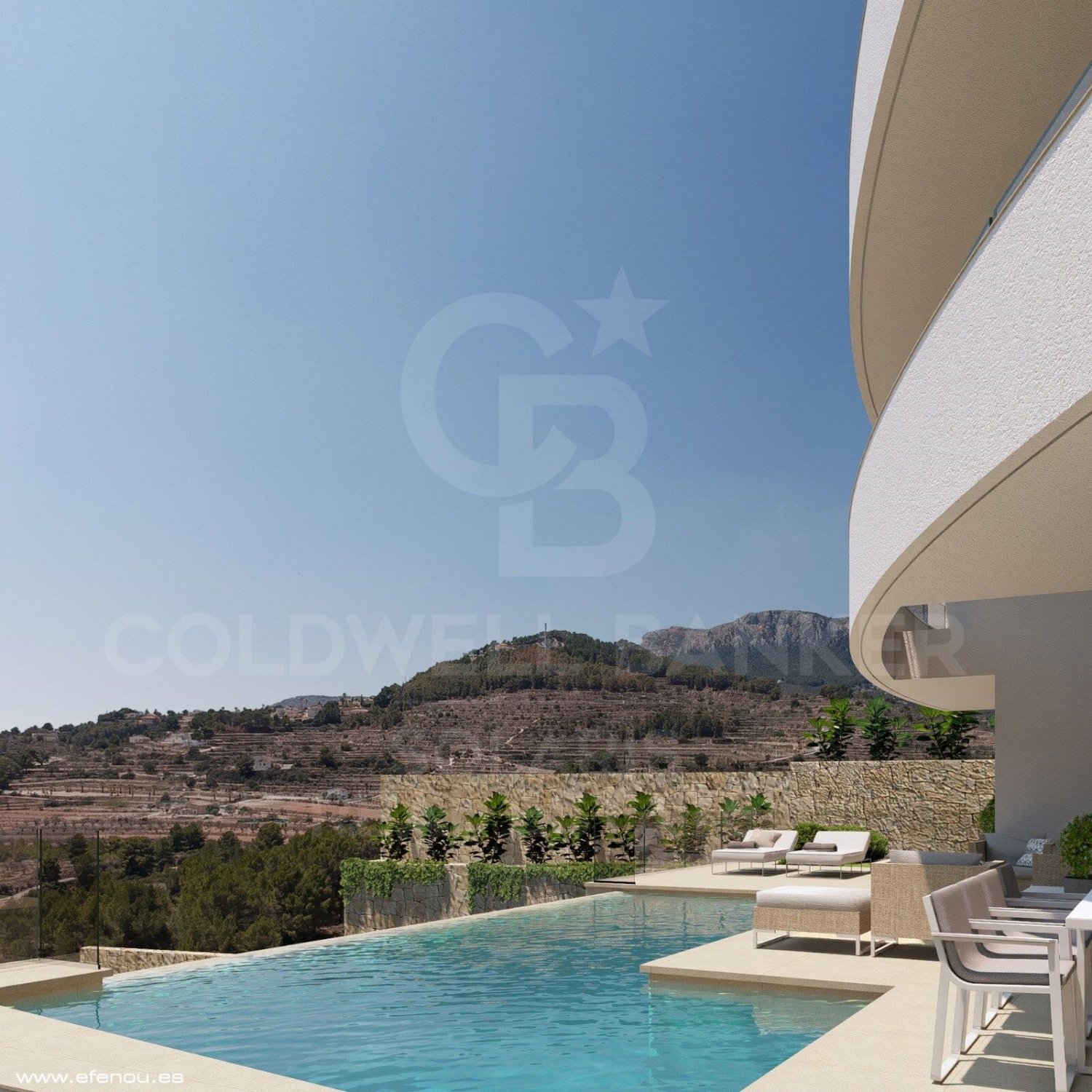 Villa i Calpe, Alicante, Spanien 4 sovrum, 335 kvm. Nr. 178459