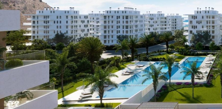 Lägenhet i Villajoyosa, Alicante, Spanien 2 sovrum, 85 kvm. Nr. 142198