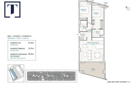 Продажа квартиры Вильяхойоса, Аликанте, Испания 1 спальня, 40м2 №139735 - фото 16