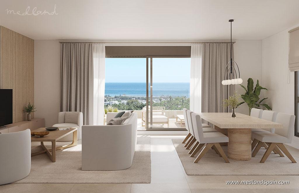 Apartamento en Estepona, Málaga, España 2 dormitorios, 136 m2 No. 66671
