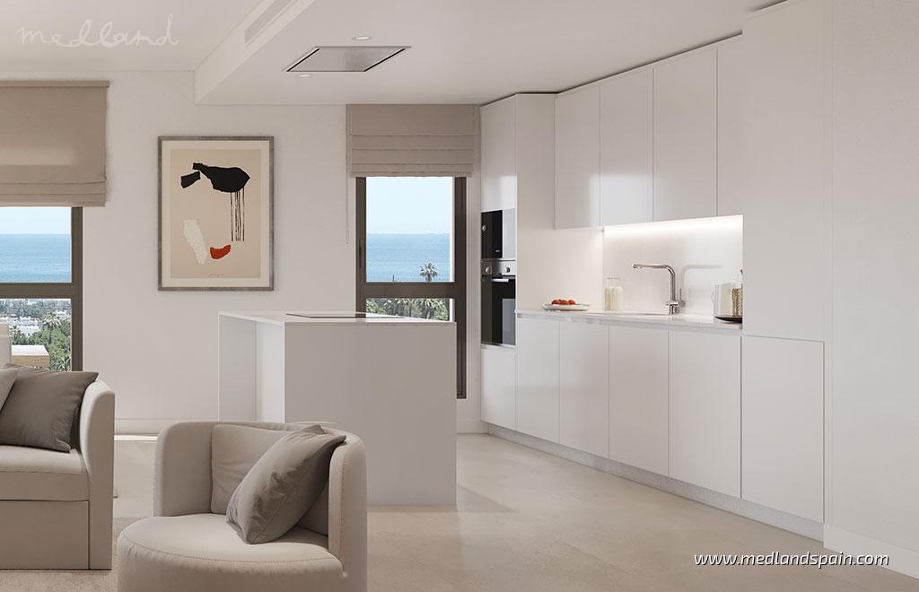 Apartamento en Estepona, Málaga, España 2 dormitorios, 136 m2 No. 66671