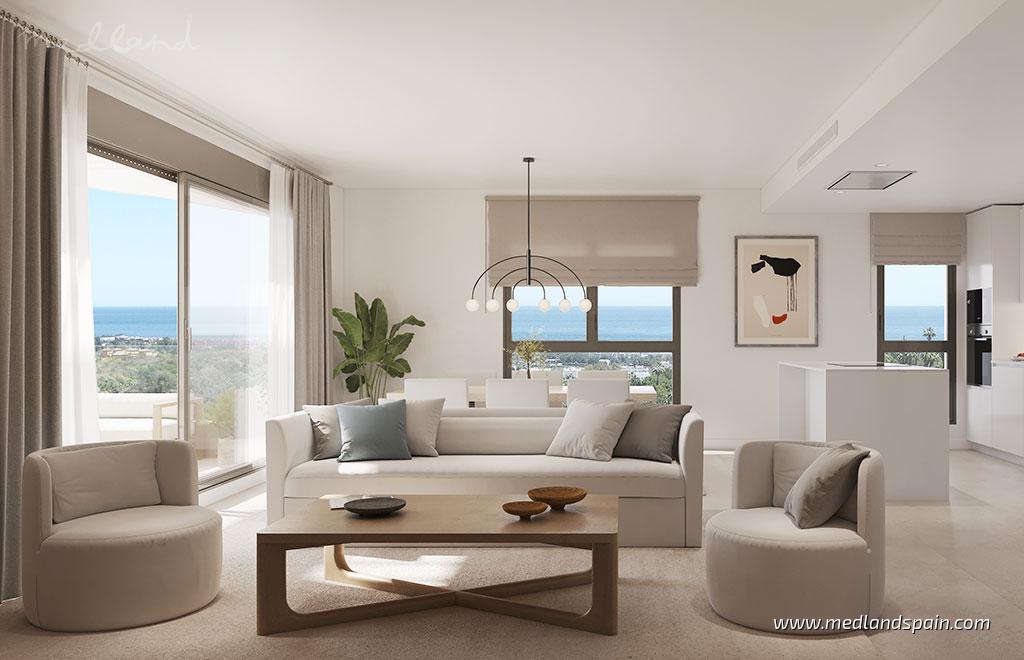 Apartamento en Estepona, Málaga, España 2 dormitorios, 136 m2 No. 66671