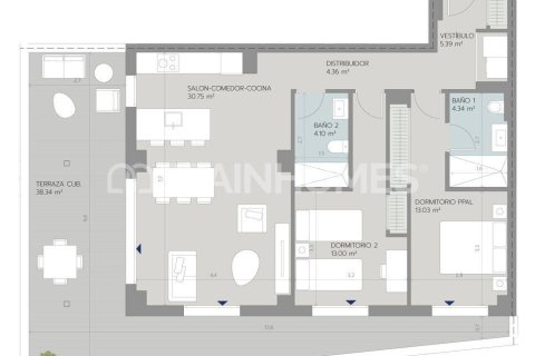 Продажа квартиры Бенальмадена, Малага, Испания 3 спальни, 114м2 №139744 - фото 8
