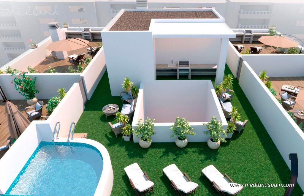 Lägenhet i Torrevieja, Alicante, Spanien 2 sovrum, 98 kvm. Nr. 144467