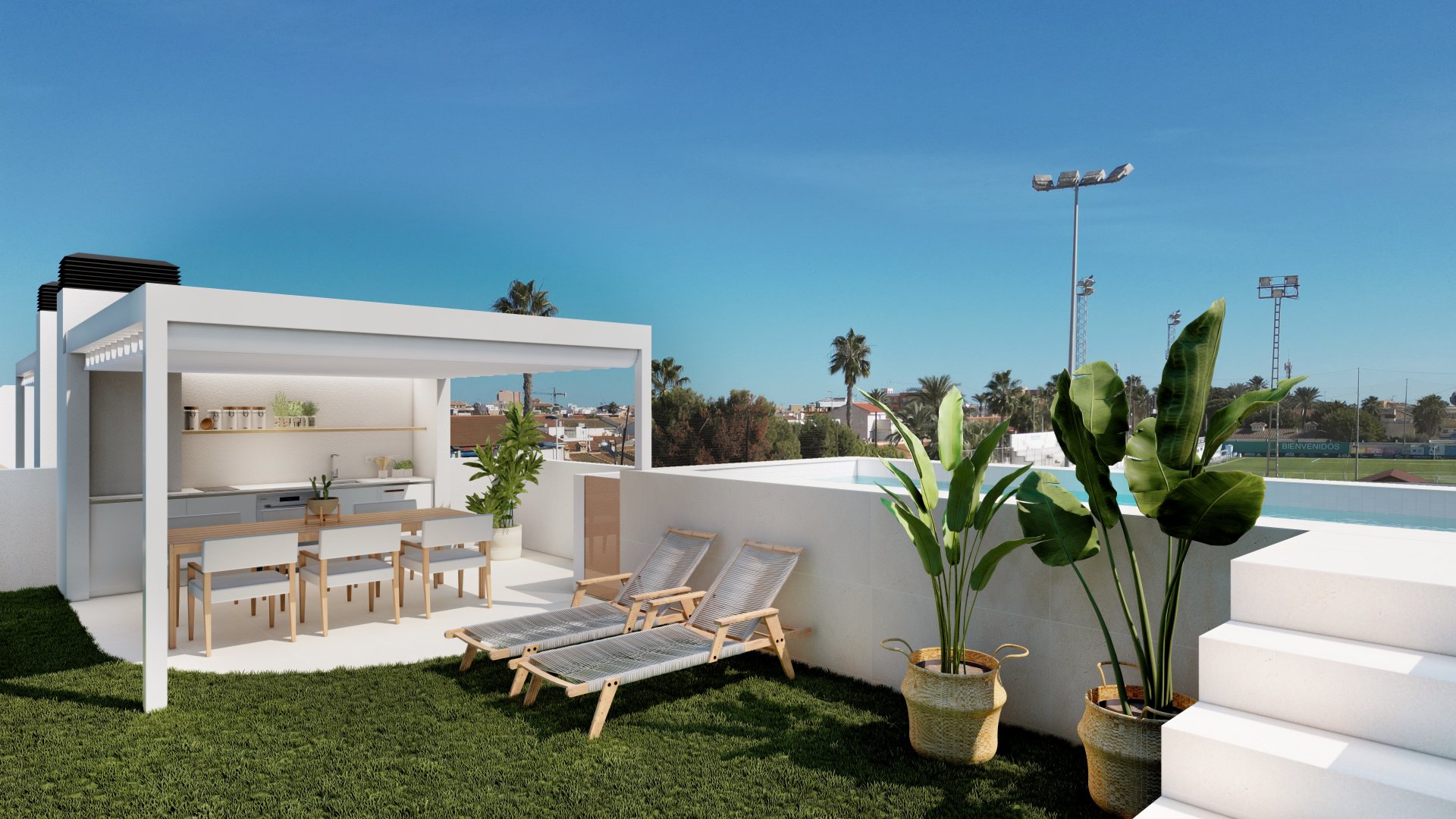 Bungalowi San Pedro del Pinatar, Murcia, Espanja 2 makuuhuonetta,  No. 138101