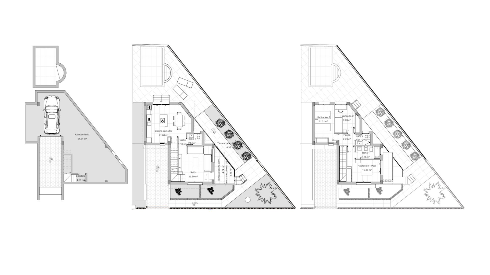 Villa en LOMAS V, Los Alcazares, Murcia, Espagne 4 chambres, 192.33 m2 No. 161011