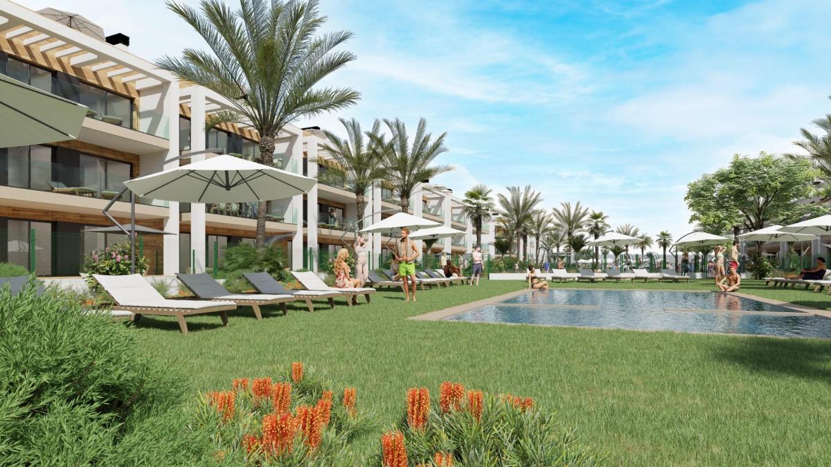 Huoneisto Los Alcazares, Murcia, Espanja 3 makuuhuonetta, 105 m2 No. 112998