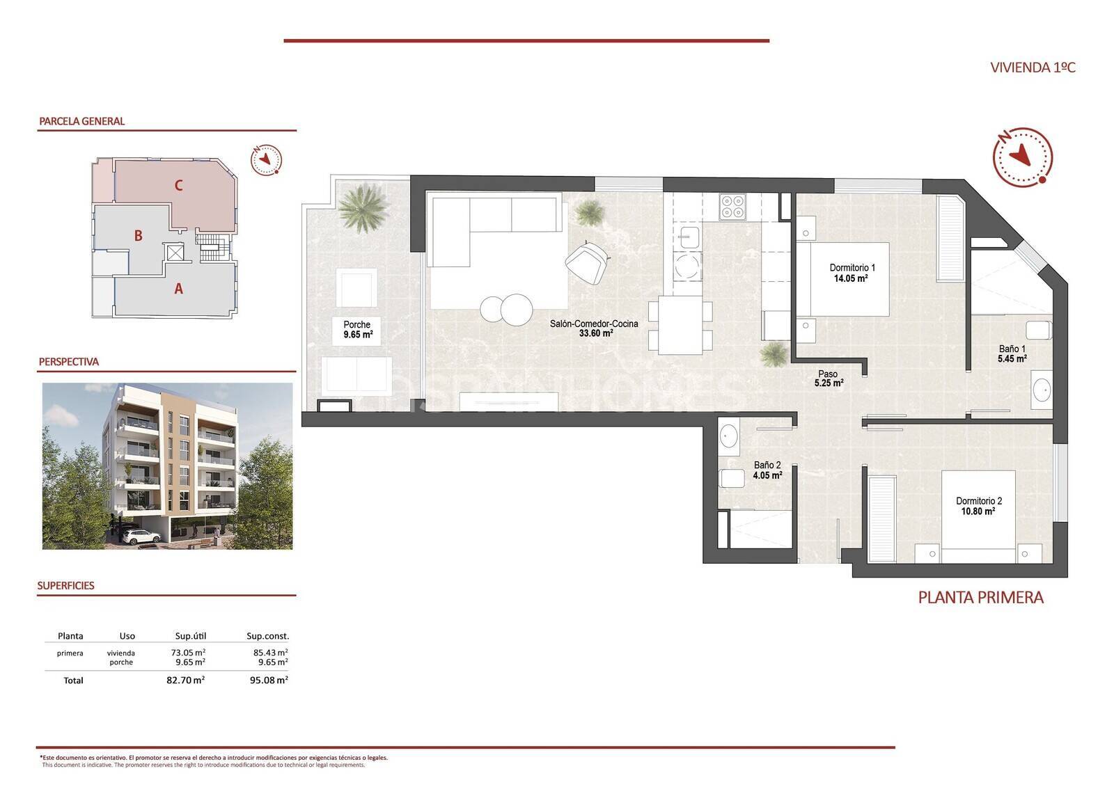 Appartamento a San Pedro del Pinatar, Murcia, Spagna 1 camera da letto, 52 mq. N° 155341