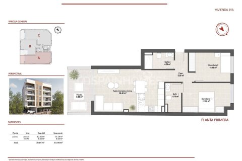 Apartment for sale in San Pedro del Pinatar, Murcia, Spain 1 bedroom, 52 sq.m. No. 155341 - photo 9