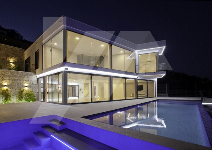 Villa i Benissa, Alicante, Spanien 4 sovrum, 542 kvm. Nr. 64570