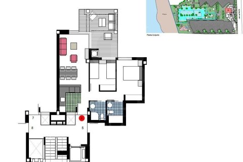 Penthäuser zum Verkauf in Denia, Alicante, Spanien 2 Schlafzimmer, 80 m2 Nr. 160232 - Foto 21