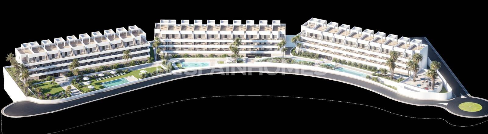Lägenhet i Finestrat, Alicante, Spanien 2 sovrum, 88 kvm. Nr. 179322