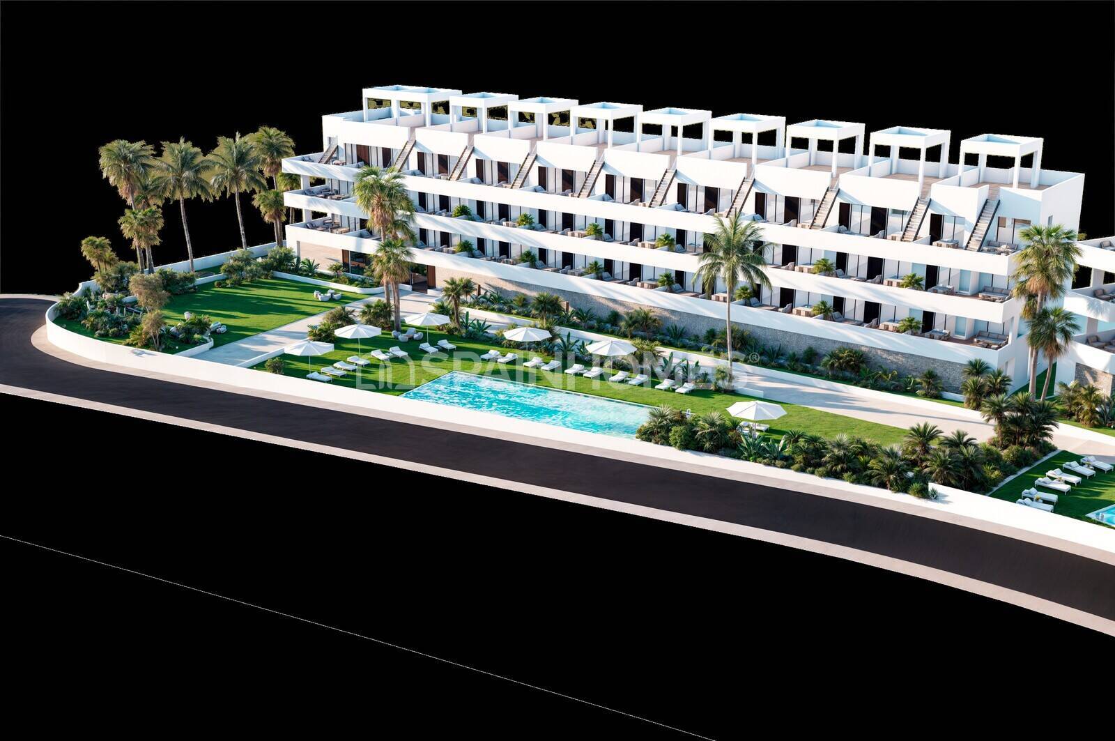 Lägenhet i Finestrat, Alicante, Spanien 2 sovrum, 88 kvm. Nr. 179322