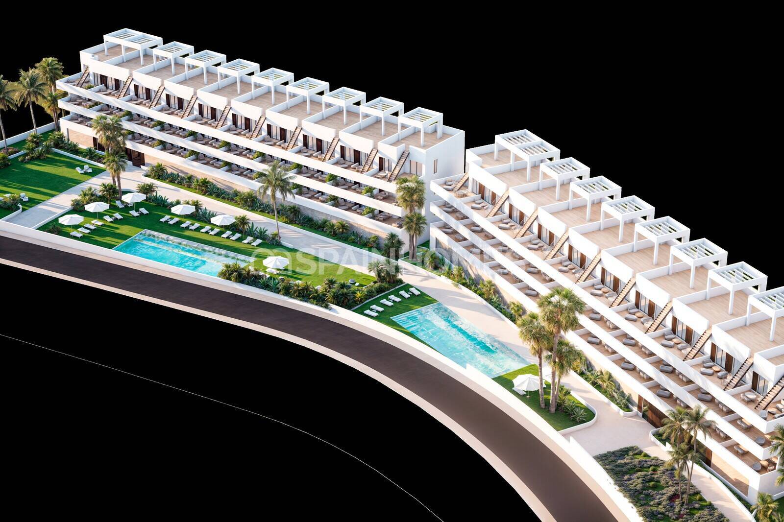 Lägenhet i Finestrat, Alicante, Spanien 2 sovrum, 88 kvm. Nr. 179322
