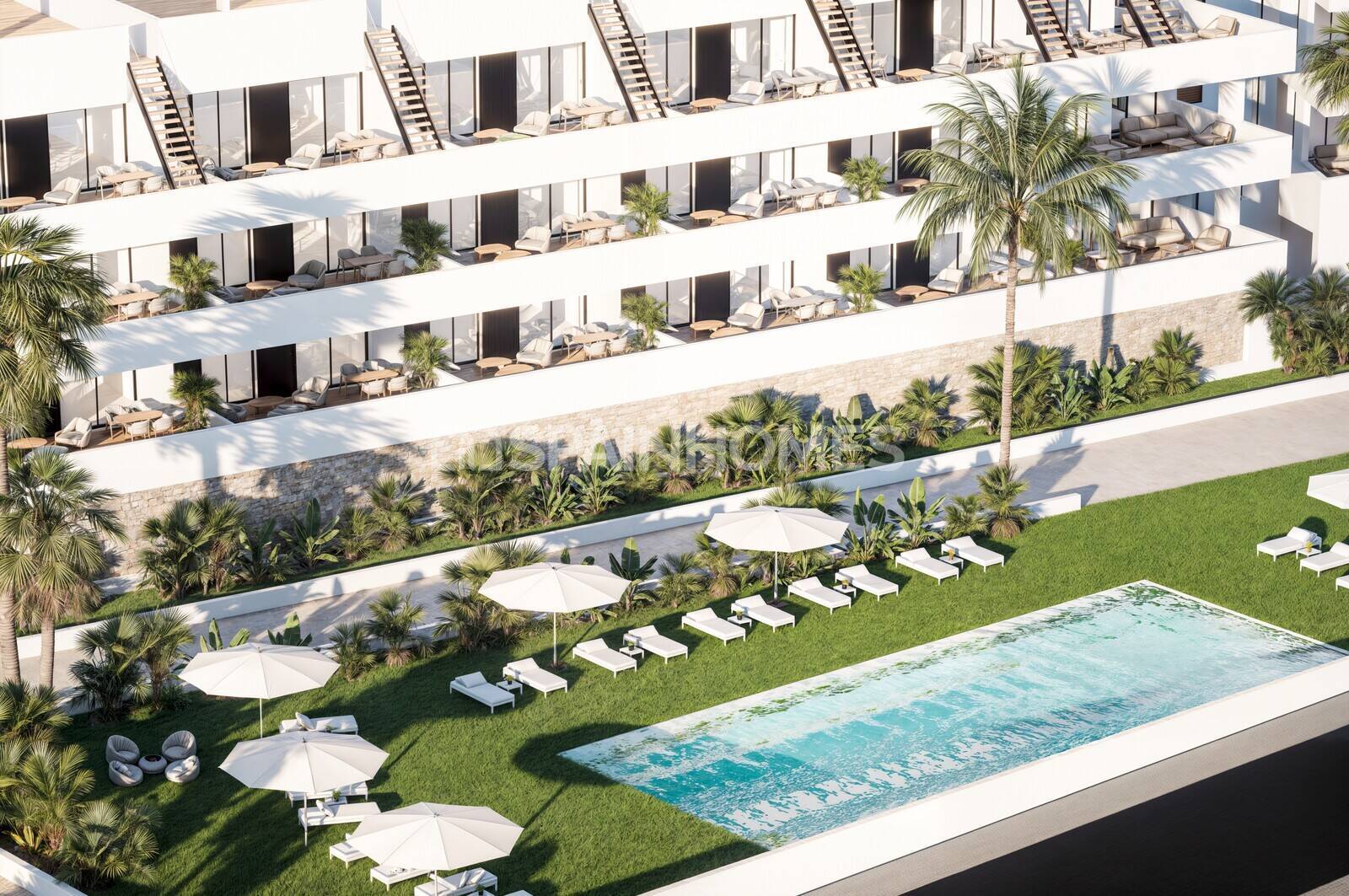 Lägenhet i Finestrat, Alicante, Spanien 2 sovrum, 88 kvm. Nr. 179322