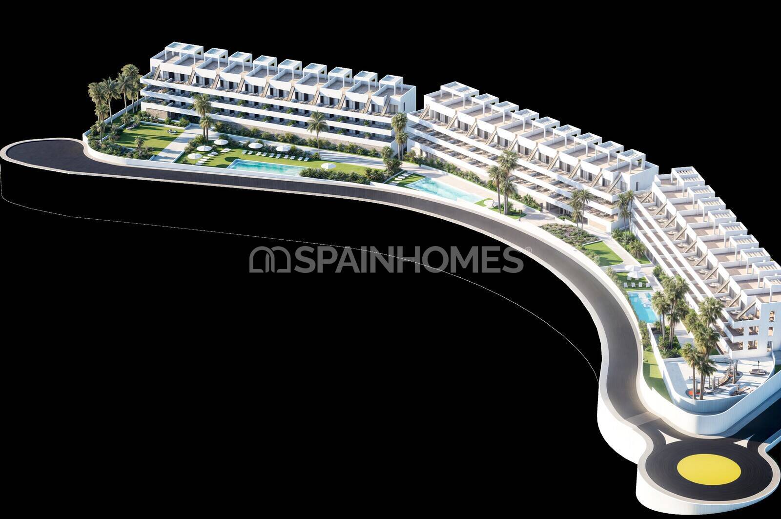 Lägenhet i Finestrat, Alicante, Spanien 2 sovrum, 88 kvm. Nr. 179322