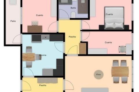 Huoneisto myytävänä Villafranqueza, Alicante, Espanja, 2 makuuhuonetta, 89 m2 No. 151047 - kuva 24